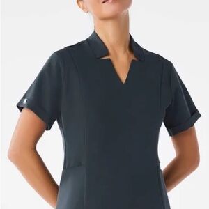 FIGS Dark Harbor Inala Scrub Top